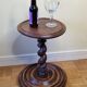 Table d'appoint en bois tourné, 52 cm