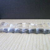 Box of 12 crystal knife holders Triangular shape