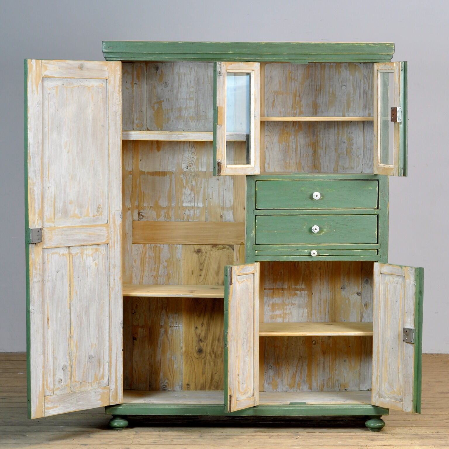 Pine Kitchen Cabinet, 1930's