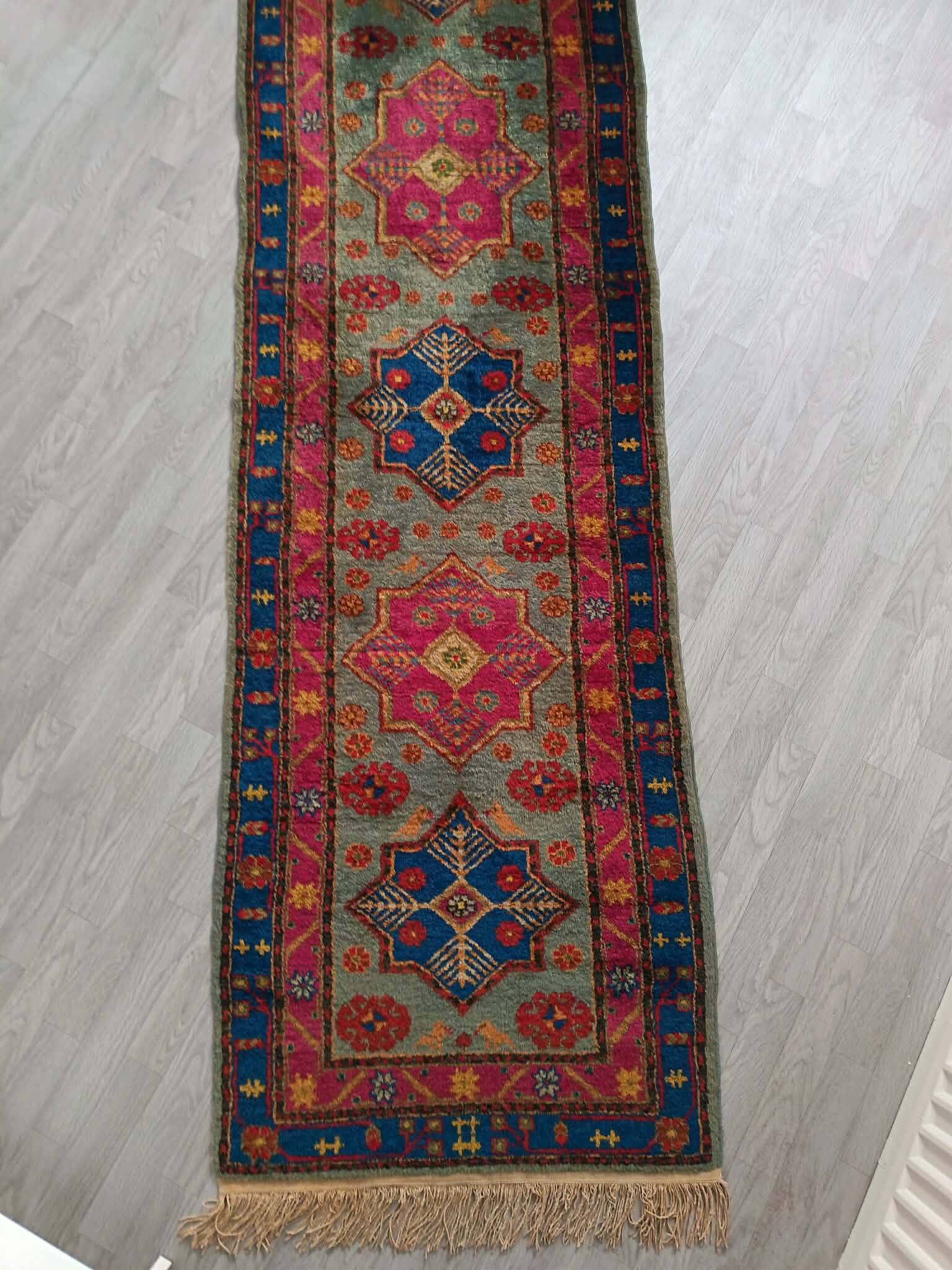 Handmade Shirvan Hallway Rug