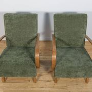 Model H 410 Armchairs by Jindřich Halabala for Up Závody, 1930s, Set of 2