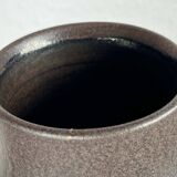 Footed vase in studio pottery from German mid-century by Petra Töpferei, 1960s.