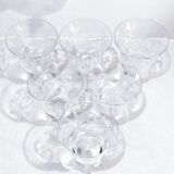 6 Monogrammed Wine Glasses C
