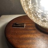 Globe lamp on teak base, 1950, 60, vintage