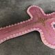 Religious wall cross in artistic enamel on silver signed P.BONNET, Limoges