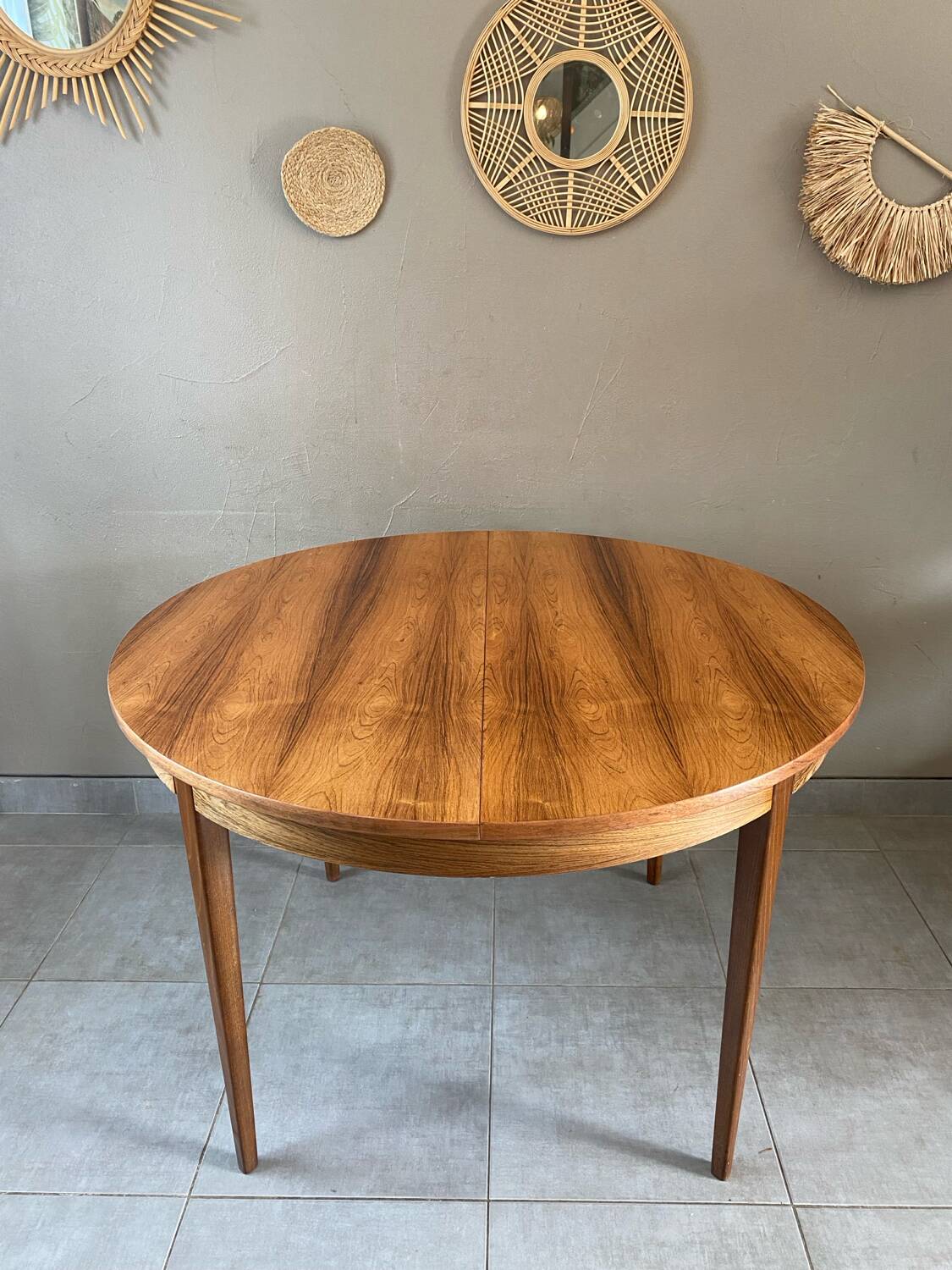 Vintage rosewood round table