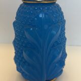 Blue opaline vase
