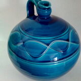 Enamelled jug artisanal pottery