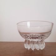 Set of 3 art deco glasses