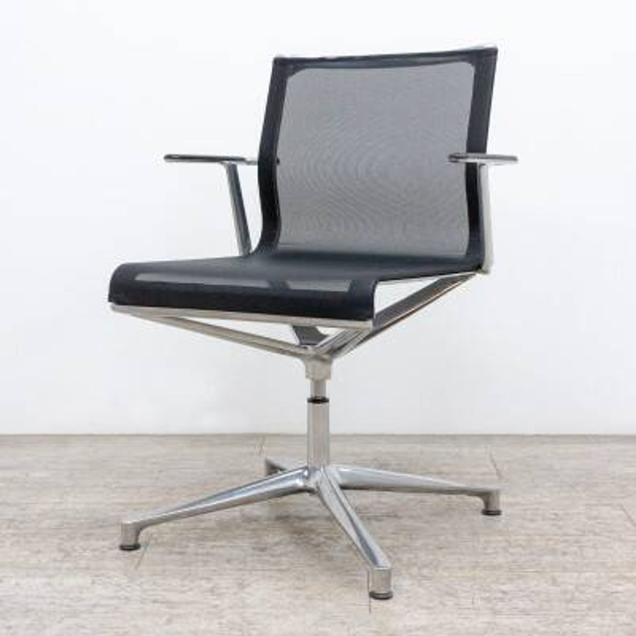 Chaise de bureau reconditionnée ICF Stick Chair ATK 252 noir