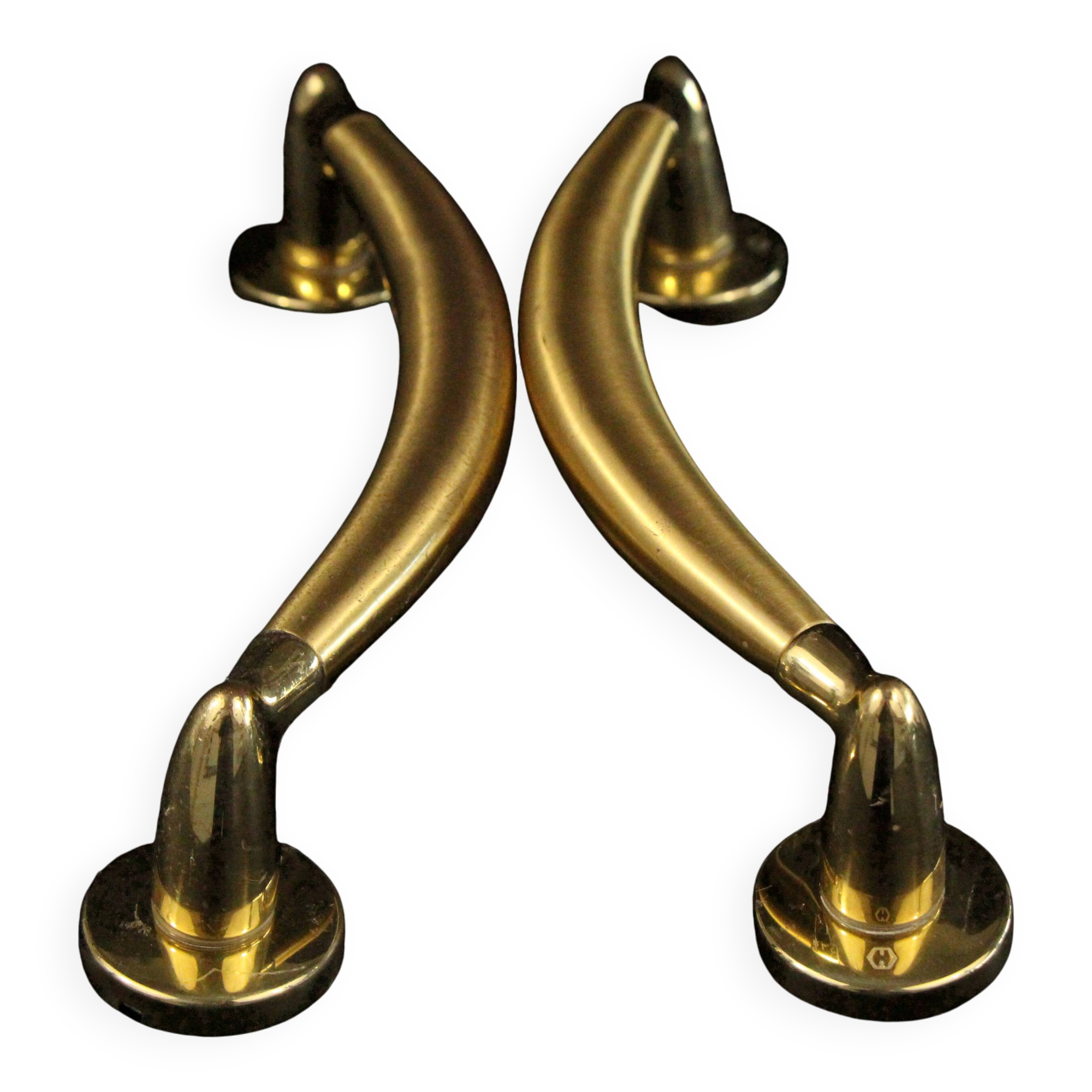 Brass pull bar (pair)