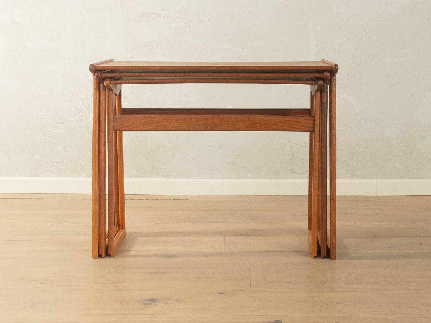 Classic nesting tables from the 1960s, teak, set of 3, Denmark