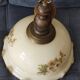 Vintage Scalloped Edge Glass Chandelier