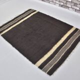 Vintage Anatolian Black Blanket Rug sku 1652