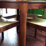 Extendable rosewood table