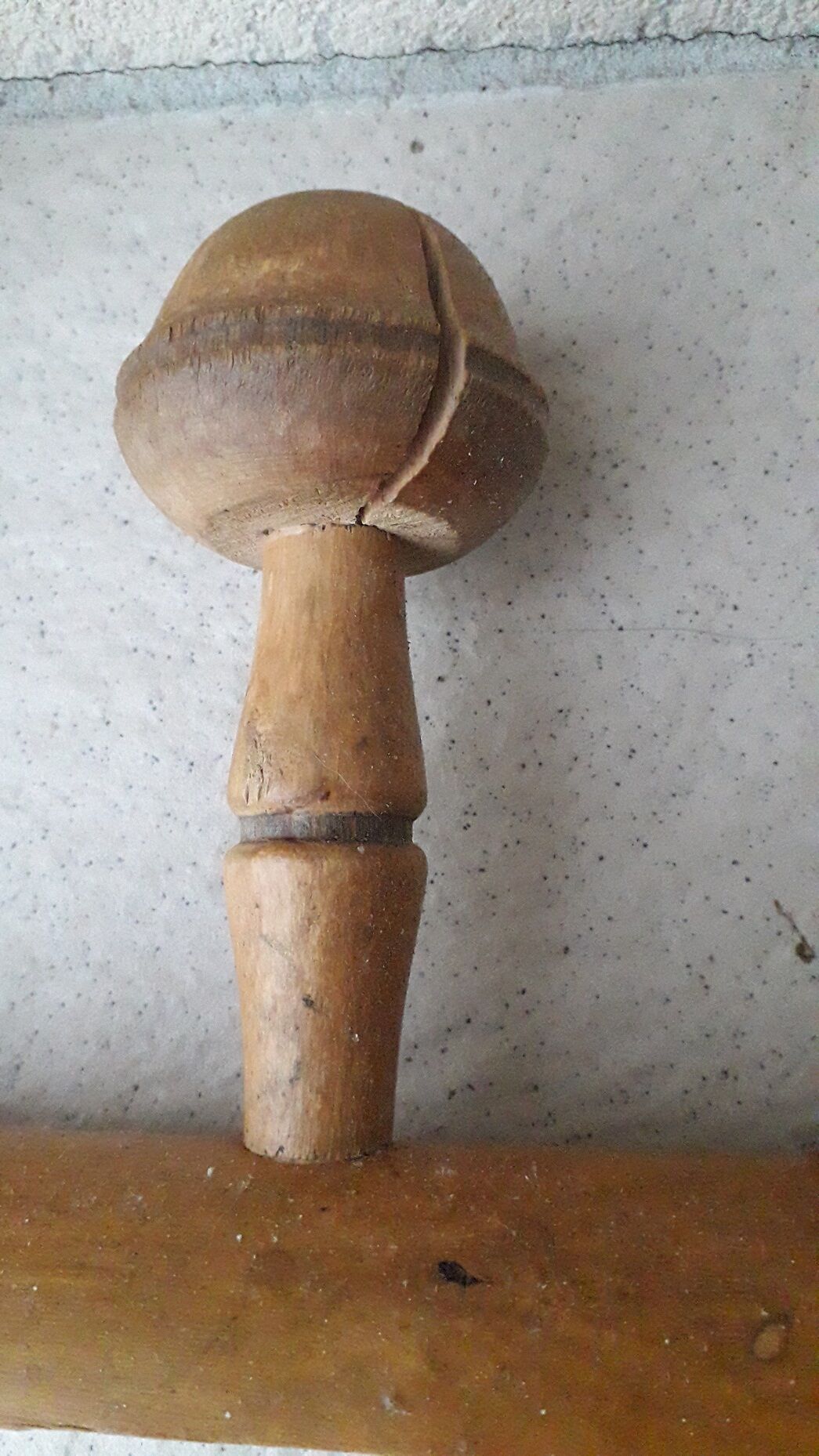 Wooden coat rack