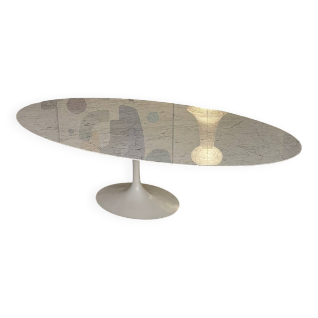 Table Knoll eero Saarinen 244 cm en marbre | Selency