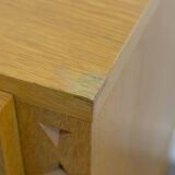 Mid-century brutalist oak sideboard