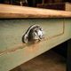 Solid oak farmhouse table "raw" 247x89, "chocolate oak" top