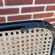 Set of 4 chairs model B64 Cesca with armrests in Black and Chrome