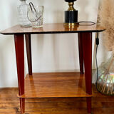Table desserte pieds compas vintage 1950