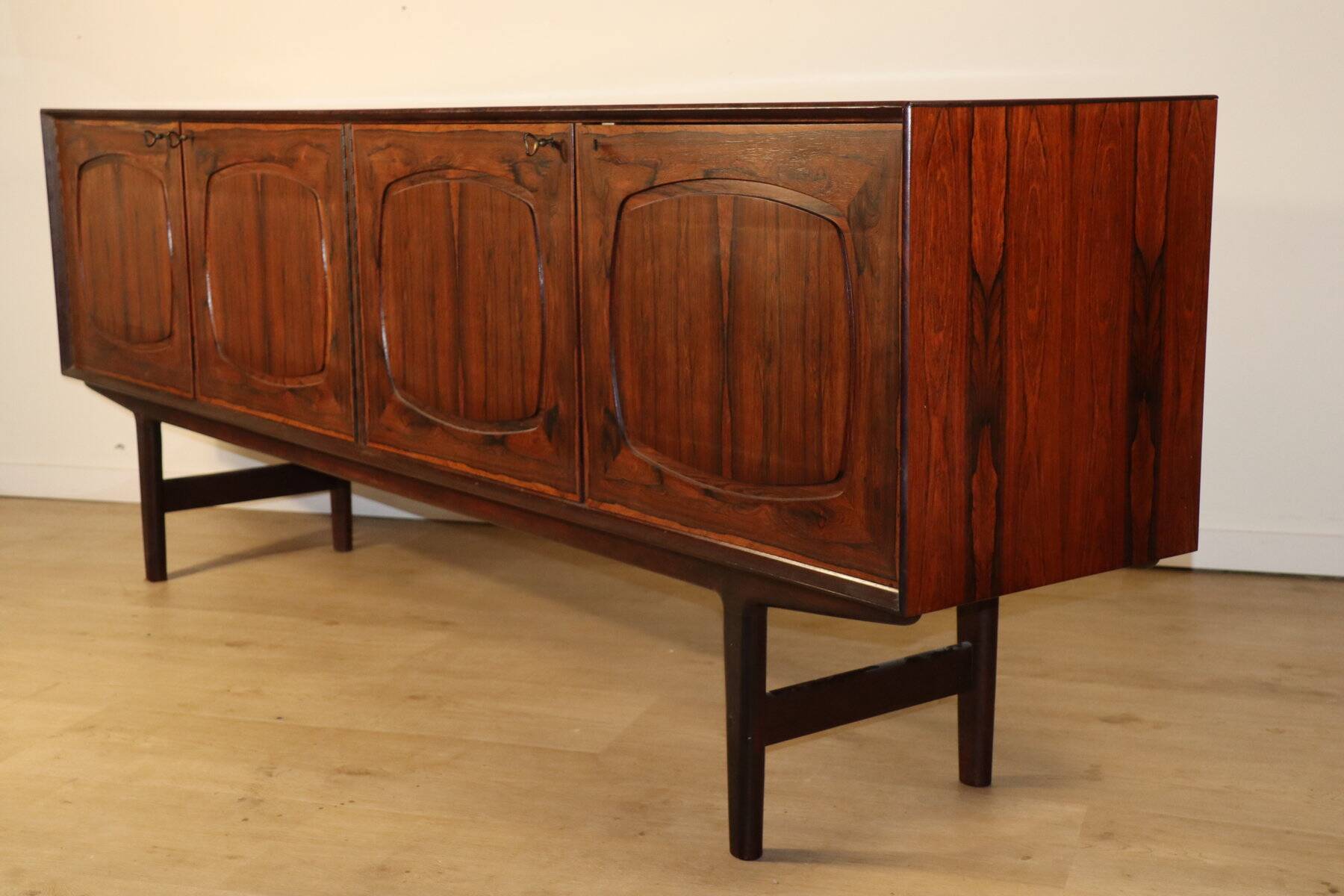 Scandinavian enfilade in rosewood by Fredrik Kayser, 1960