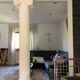 Columns in plaster.