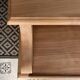 Bureau secrétaire console bois clair vintage Alphonse avec tiroir