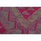 1970s Vintage Turkish Oushak Handmade Wool Cotton Purple Runner Rug 108x292