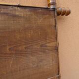 Old wood mirror bamboo 76 x 60 cm