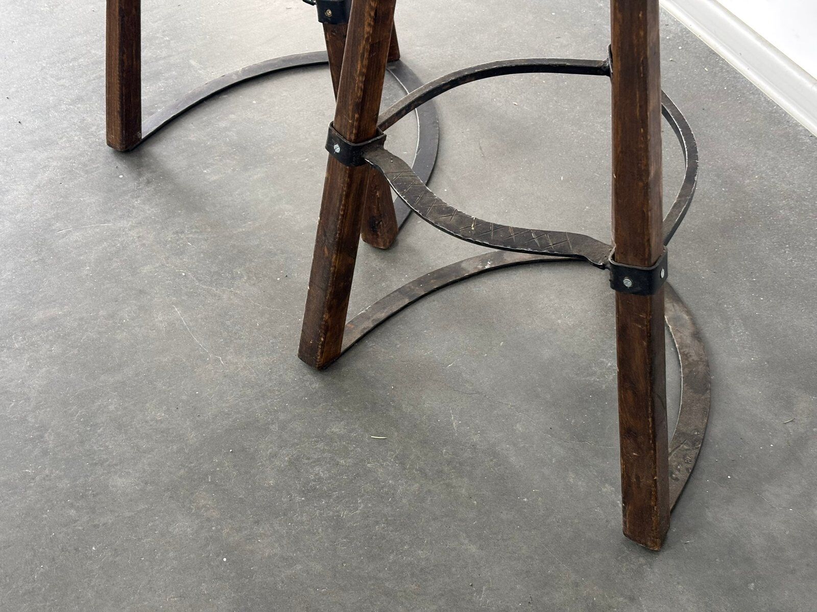 Vintage Brutalist Marbella stool by Sergio Rodrigues, 1970s