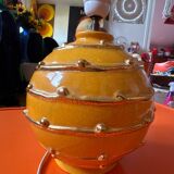 Longwy enamel lamp base