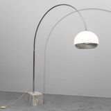 Harvey Guzzini arc floor lamp 1970s vintage modernism