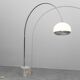 Harvey Guzzini vintage modernist arc floor lamp from the 1970s.