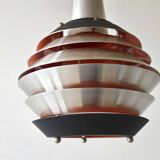 Pair of vintage pendant lights by Lakro Amstelveen 1960