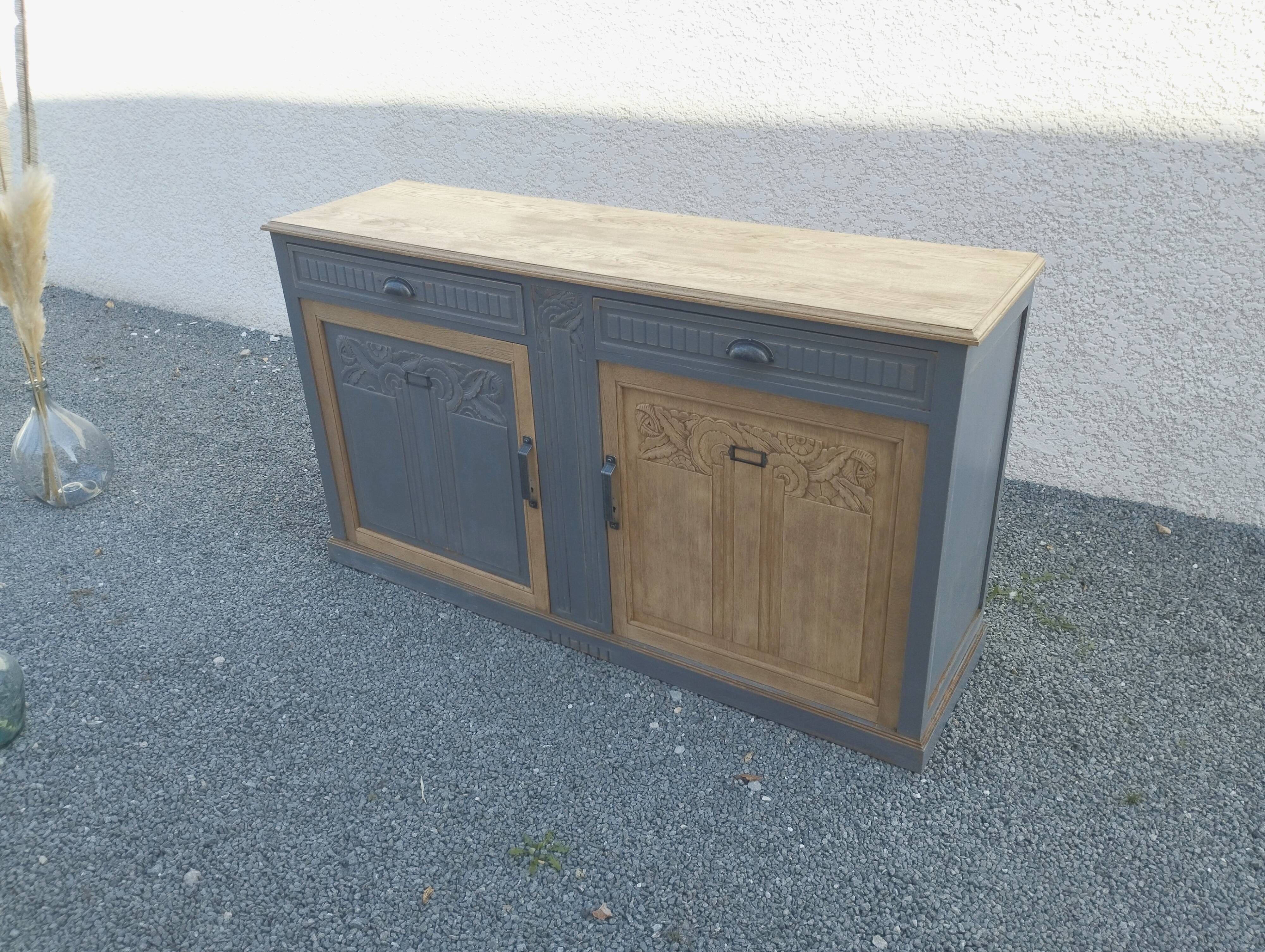 Large artdéco buffet - vintage buffet