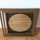 Modernist mirror in gilded brass 1960.