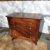 vintage commode with tapered legs