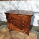 vintage commode with tapered legs