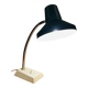 Lampe de bureau vintage verte et blanche