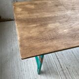 Vintage guinguette table 230 cm green