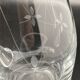 Fine chiseled glass carafe