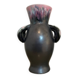 From VALLAURIS, ceramic vase with handles
