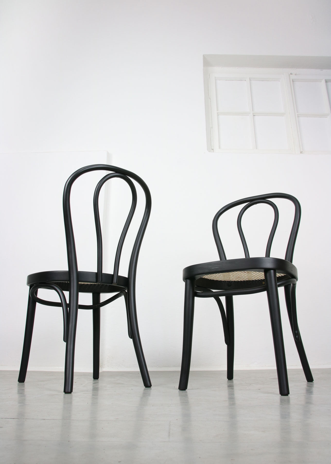 Vintage black chairs