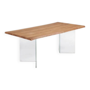 bureau Chêne & verre