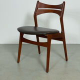 Teak dining chairs by Erik Buch Denmark 1960s