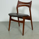 Teak dining chairs by Erik Buch Denmark 1960s