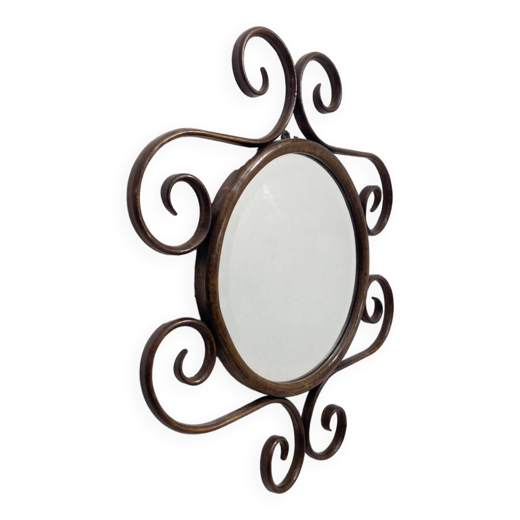Bentwood Mirror by Thonet, 1900s