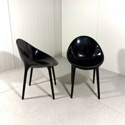 Philippe Starck glossy Super Impossible chairs, Kartell Italy