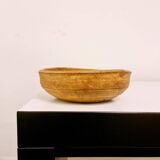 Swedish folk art, unique wooden bowl from the 19th century.